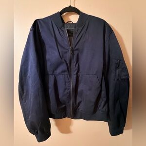 Banana Republic Dark Blue Bomber Jacket